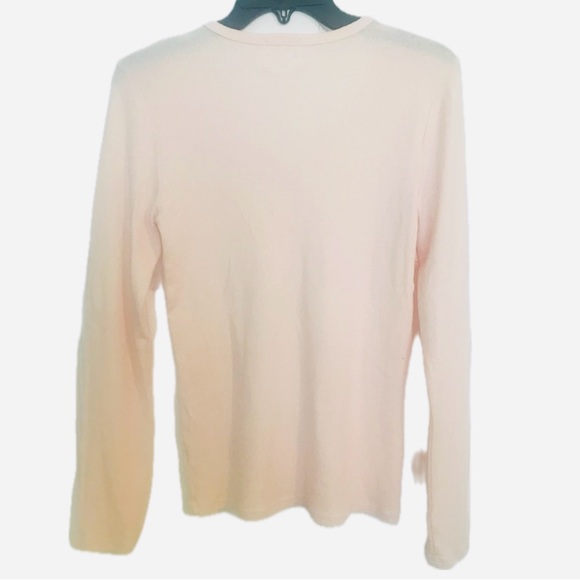 Michael Stars Anthropologie Baby Pink Long Sleeve Tee - Picture 9 of 15